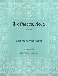 Six Pieces, No. 2  Op. 10 P.O.D. cover Thumbnail